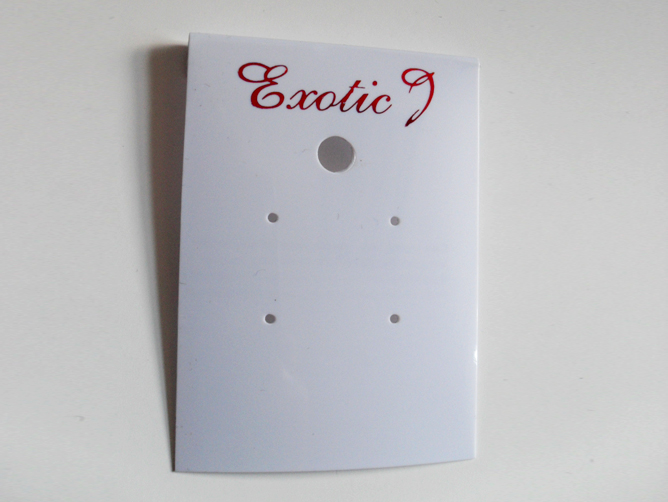 Earring card (zkd009)