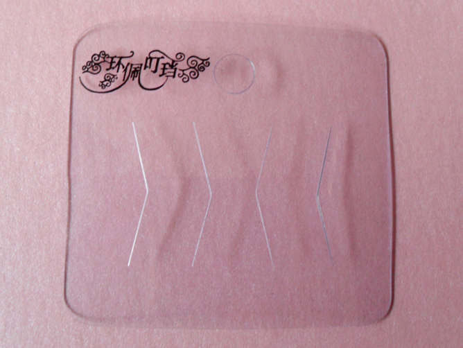 Transparent Hair Accessories Card (zk010)
