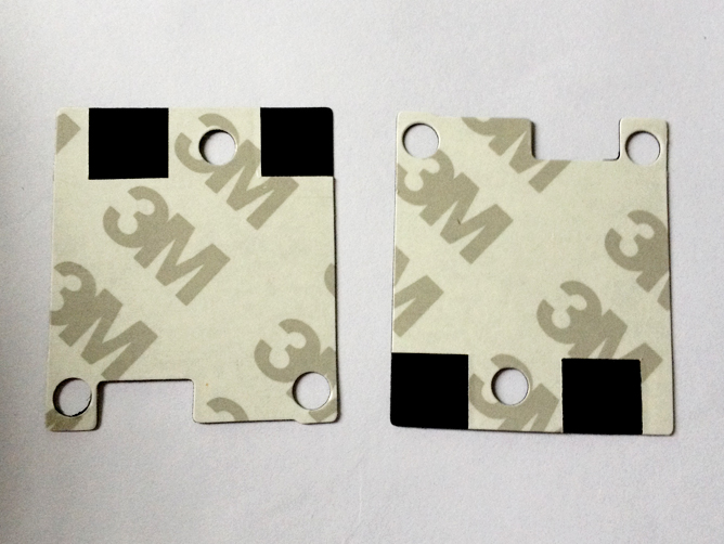 PVC背贴3M胶卡片(zk015)