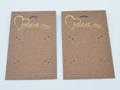 Pearl Paper PVC Earring Card